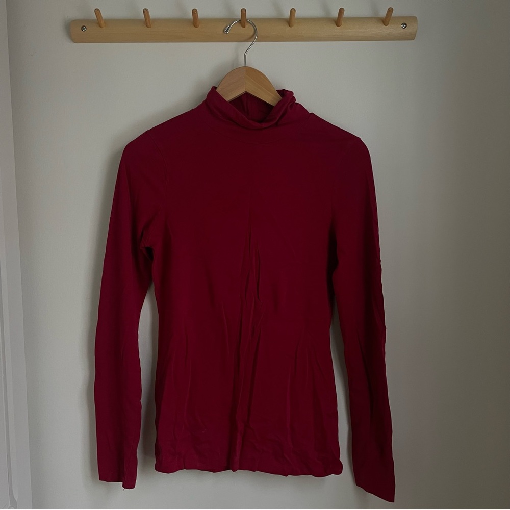 Merona Women's Long Sleeve Tee - Red